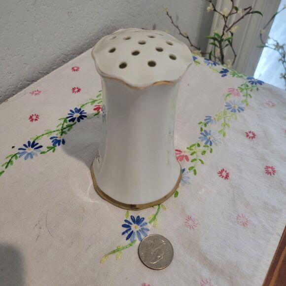 Vintage/Antique R S Schlegelmilch Germany Porcelain Hat Pin Holder Blue Star - Picture 1 of 7